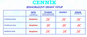 Cenník pre Nesvadčanov